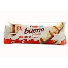 Product KINDER BUENO BLANCO 2 BARRITAS 43 GR