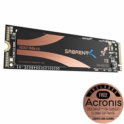 Lugar Sabrent 1TB Rocket Nvme PCIe 4.0 M.2 2280 SSD Interno Unidad de