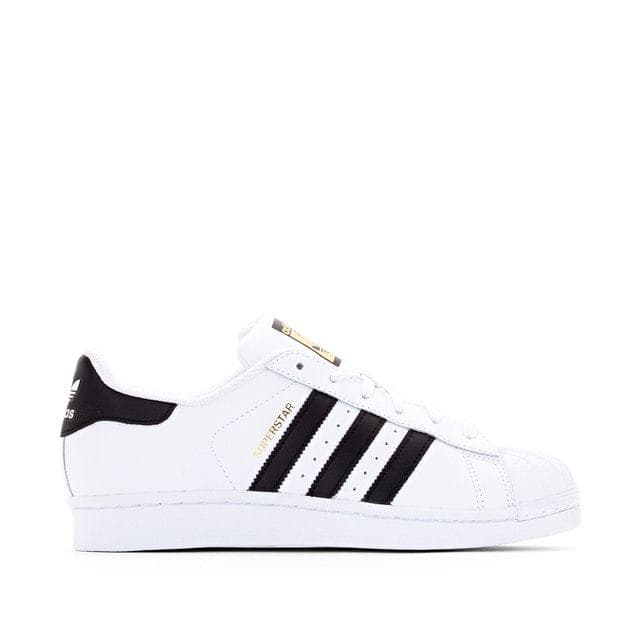 Moda adidas original- SUPERSTAR branco/preto