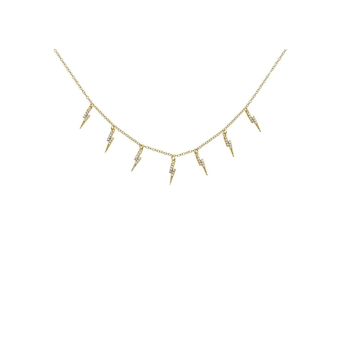 Product 18k Gold Plated Baby Lightning Choker