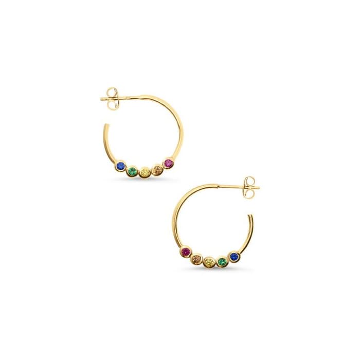 Product Safira 18K Gold Plated Bowy Earrings