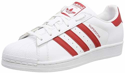 Moda adidas Superstar J Zapatillas de Gimnasia Unisex Niños, Blanco