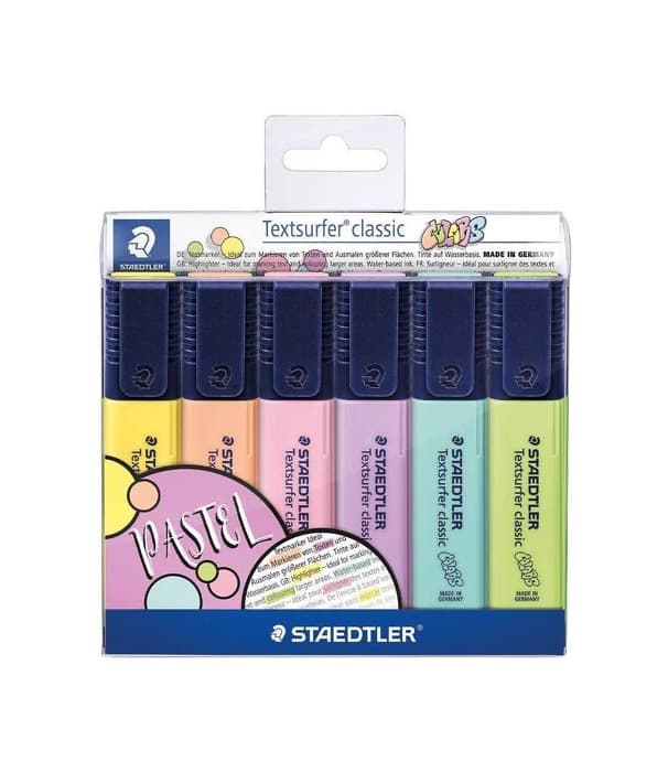 Producto Staedtler Pack 6 Sublinhadores Pastel