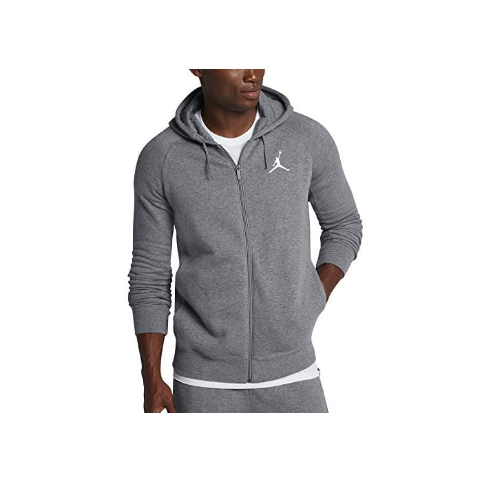 Fitness Nike Flight Fleece FZ Chaqueta, Hombre, Gris