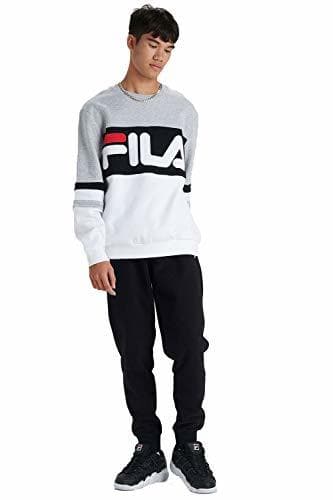 Moda Fila Vintage Freddie LM932983 Crew Sweat Top Medium Mid-Grey