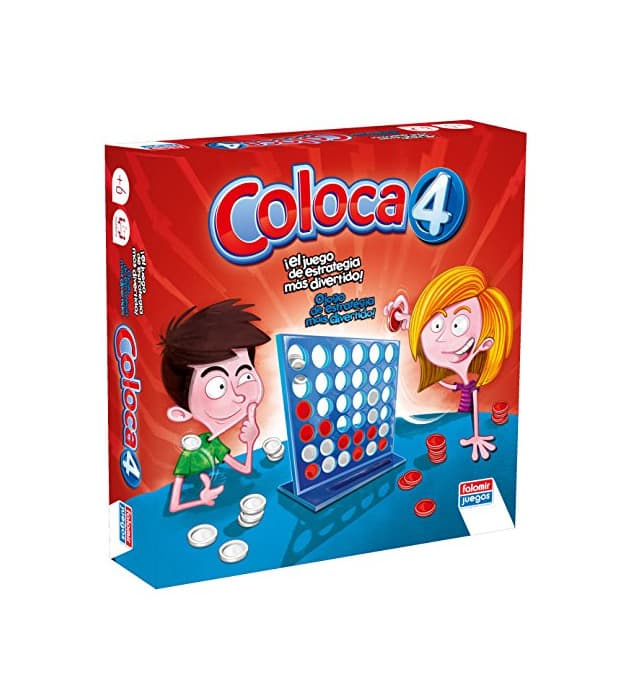 Producto Falomir- Coloca 4 Juego de Mesa, Multicolor, única