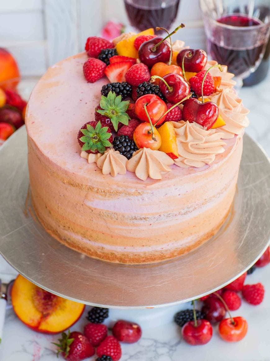 Moda Summer Fruit Sangria Cake