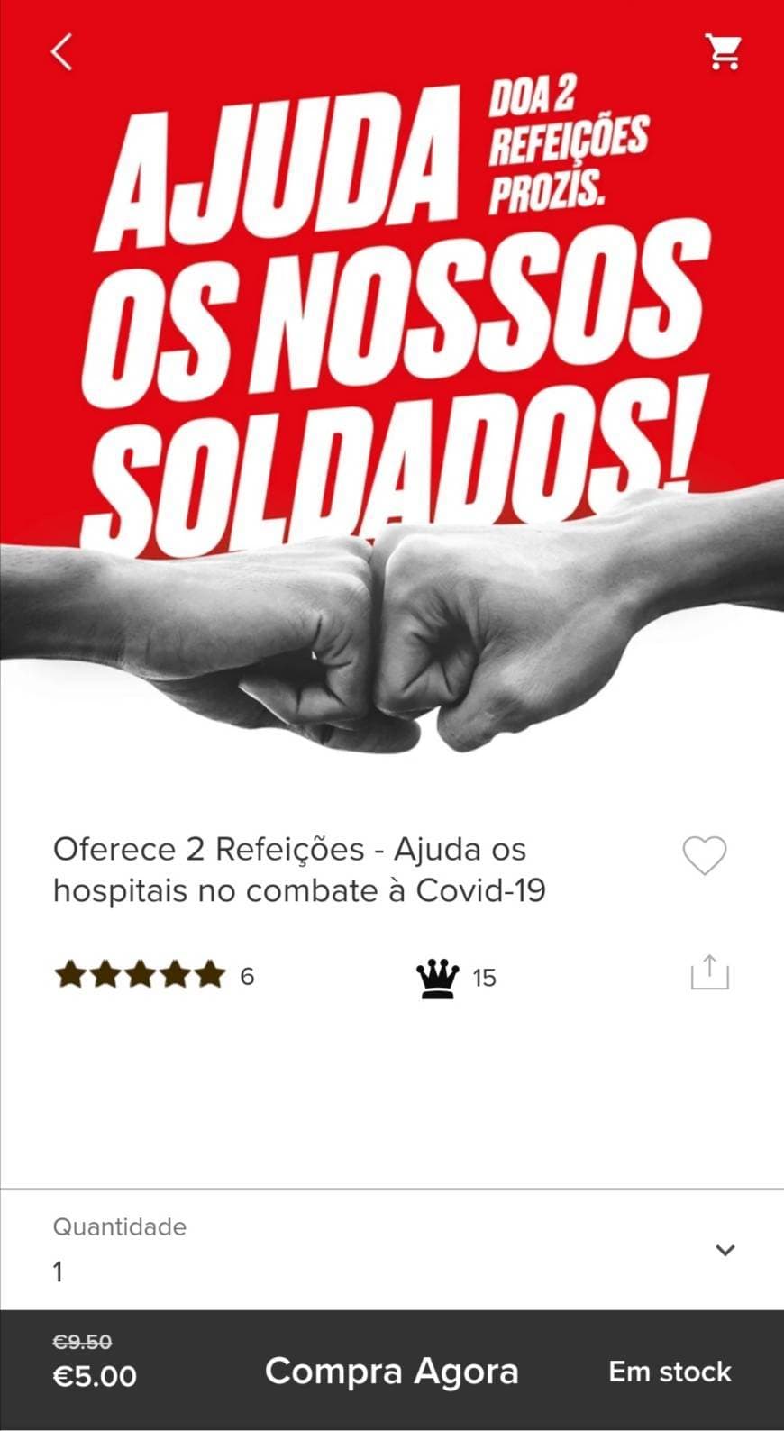 Product Prozis ajudar os nossos anjos 💪❤️