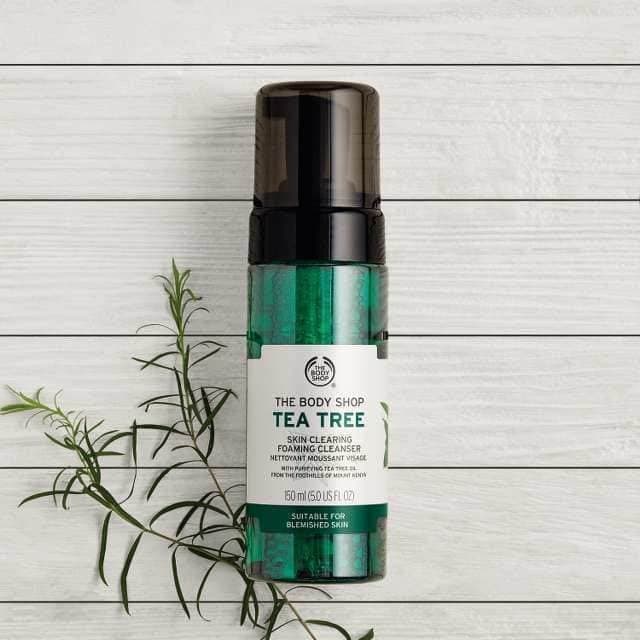 Producto The Body shop espuma de limpeza facial Tea Tree