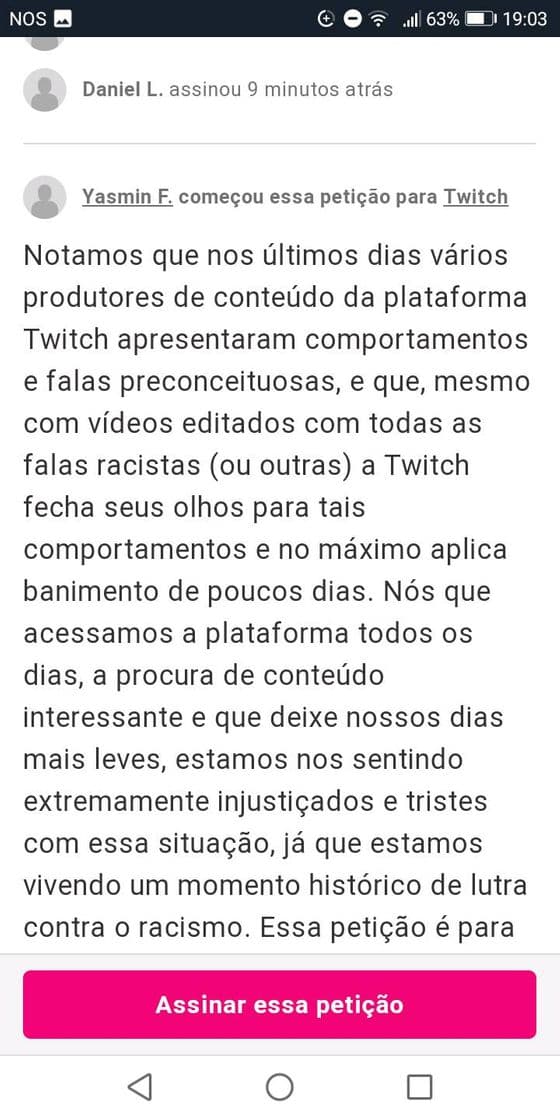 Moda Twitch banir definitivamente o Racismo, homofobia etc 