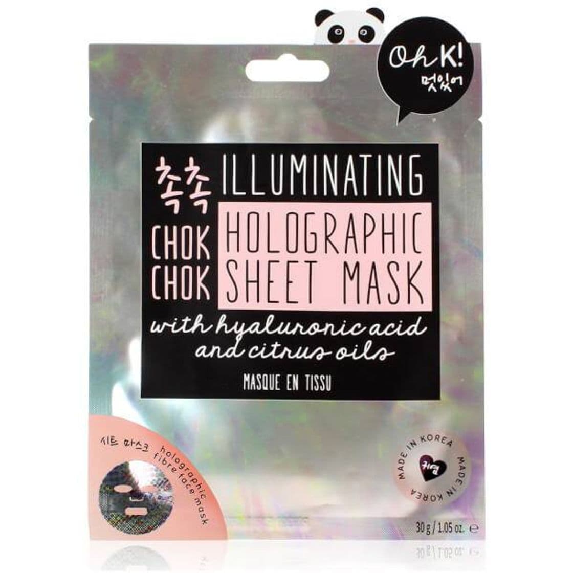 Product Oh K! Chok Chok Illuminating Holographic Sheet Mask 