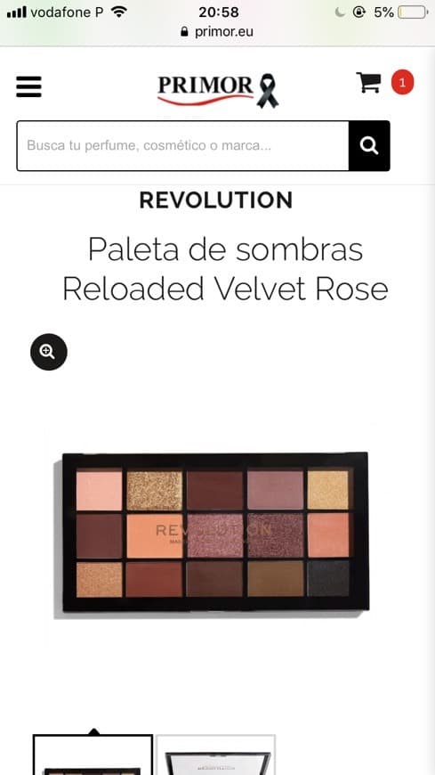 Fashion Paleta de sombras Revolution 