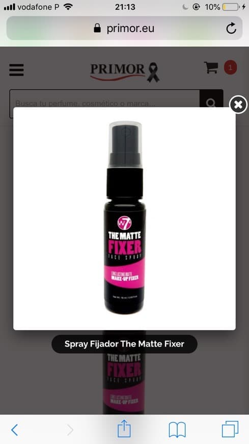 Fashion Spray Fijador The Matte Fixer W7