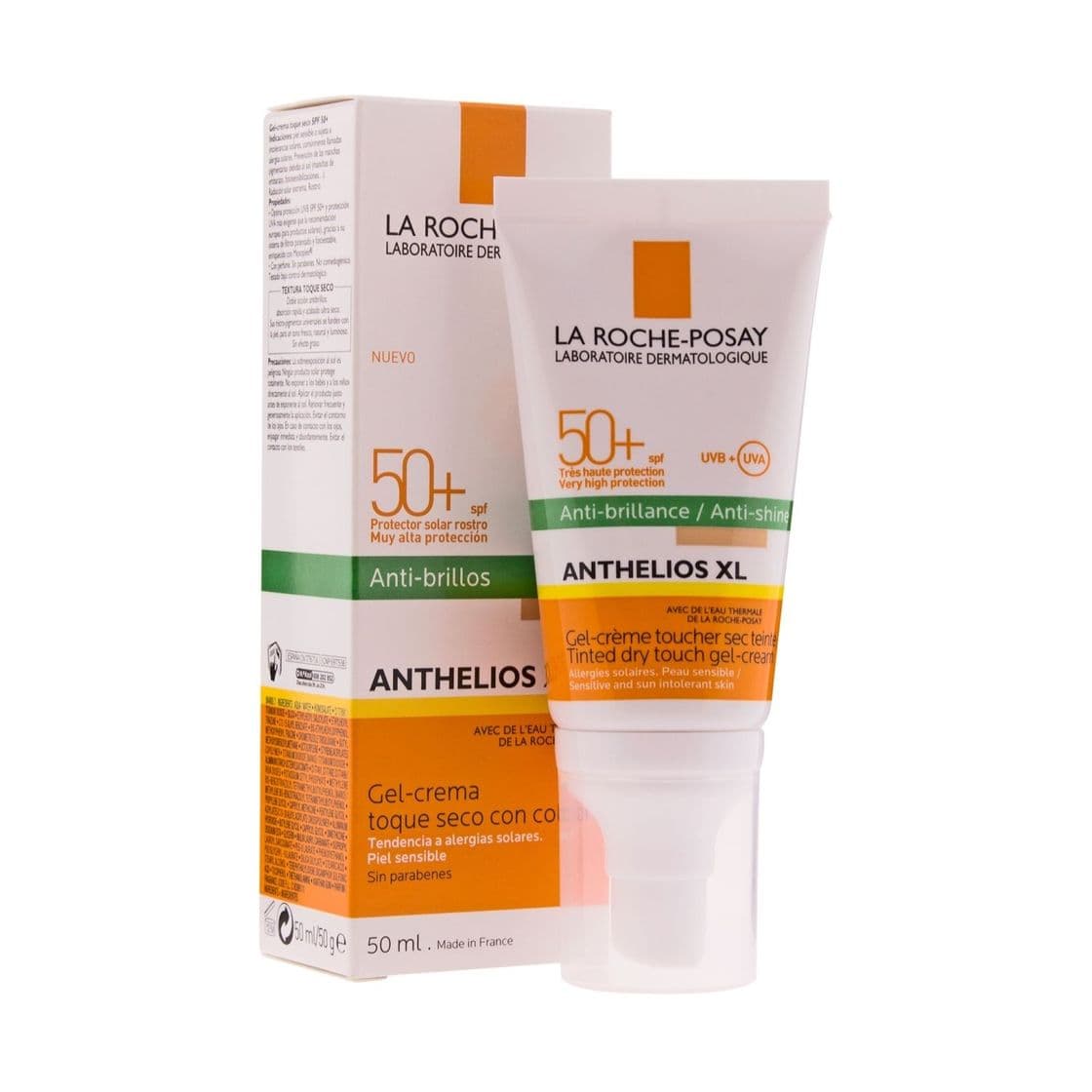 Beauty Anthelios XL Gel Crema Toque Seco Color SPF 50 50ML LA ROCHE