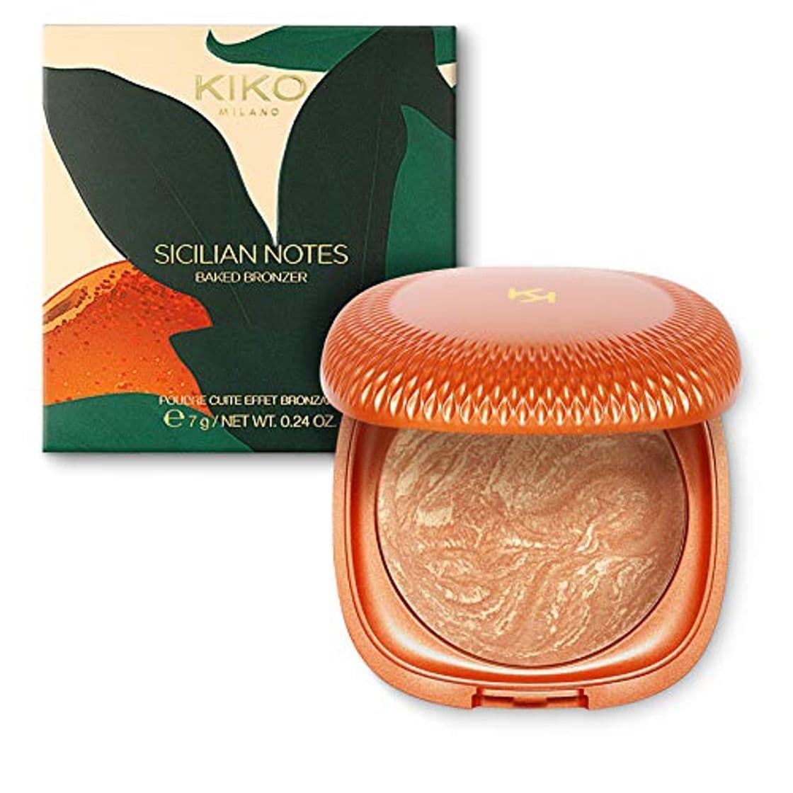 Beauty Kiko Milano Sicilian Notes Baked Bronzer 01 Warm Melange