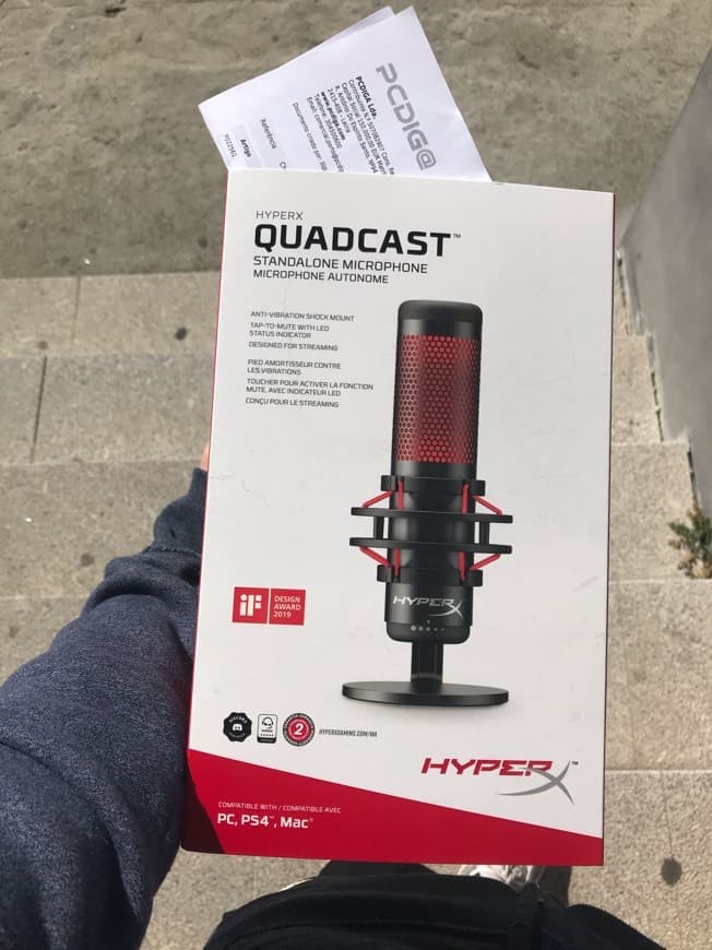 Product Microfone HyperX QuadCast