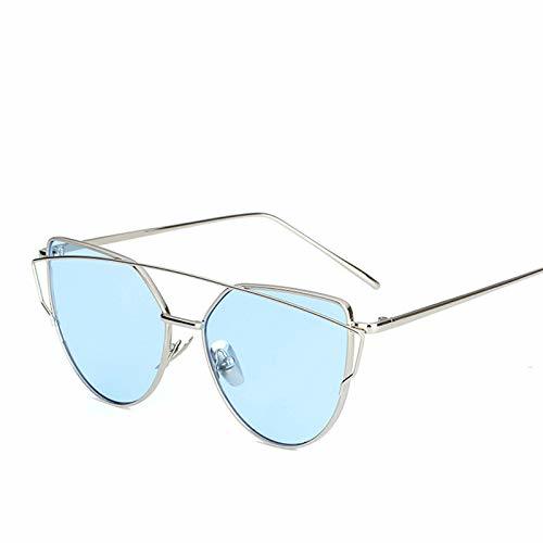 Producto DEFG&FAD Ojo de Gato Vintage Rose Gold Espejo Gafas de Sol para