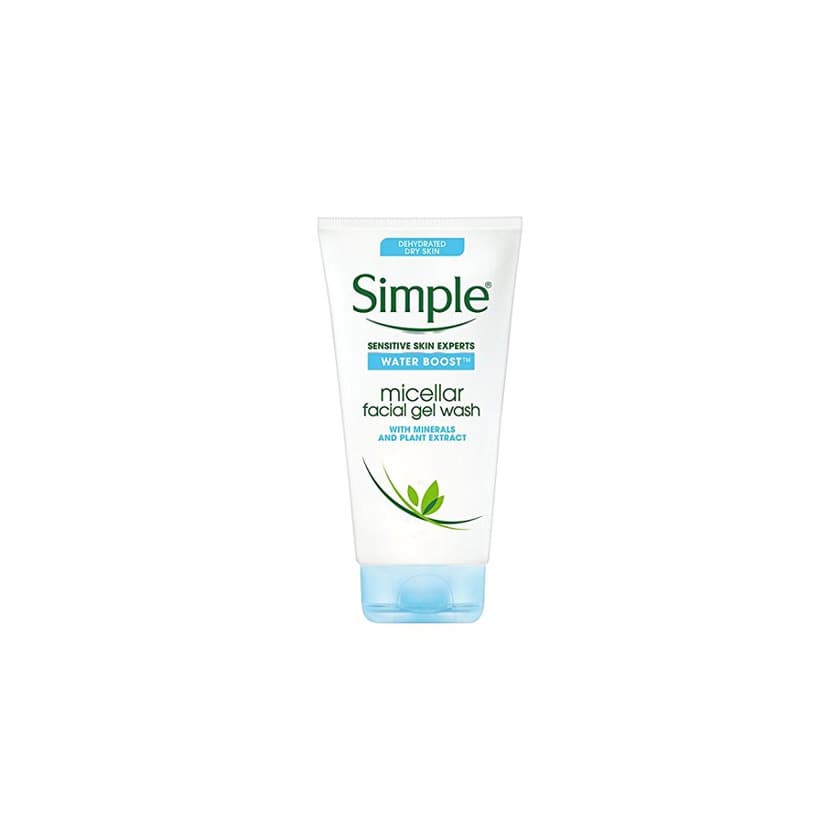 Belleza Simple agua Boost Micellar Gel Facial Lavado 148 ml