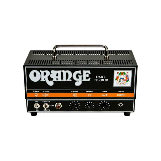 Electronic Orange Dark terror head black