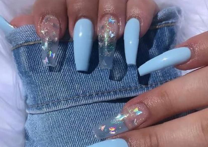 Fashion Blue nails