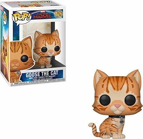 Game Funko Captain Marvel: Goose The Cat, Figurina con cabeza oscilante