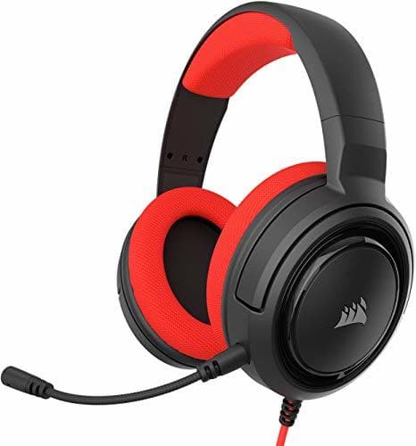 Electronic Corsair Gaming Headset HS35 Stereo Stereo Gaming Headset -Red- PC PS4 Switch