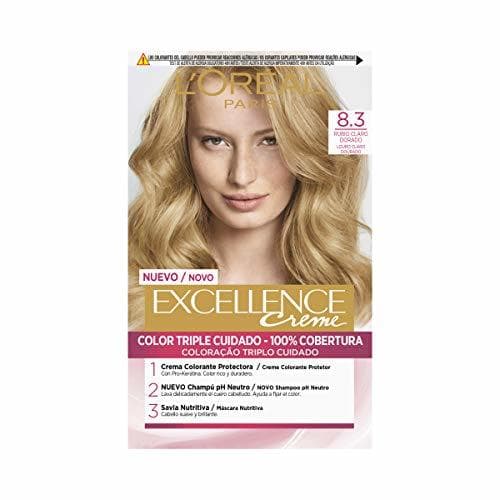 Belleza L'Oréal Paris Excellence Coloración Crème Triple Protección 8