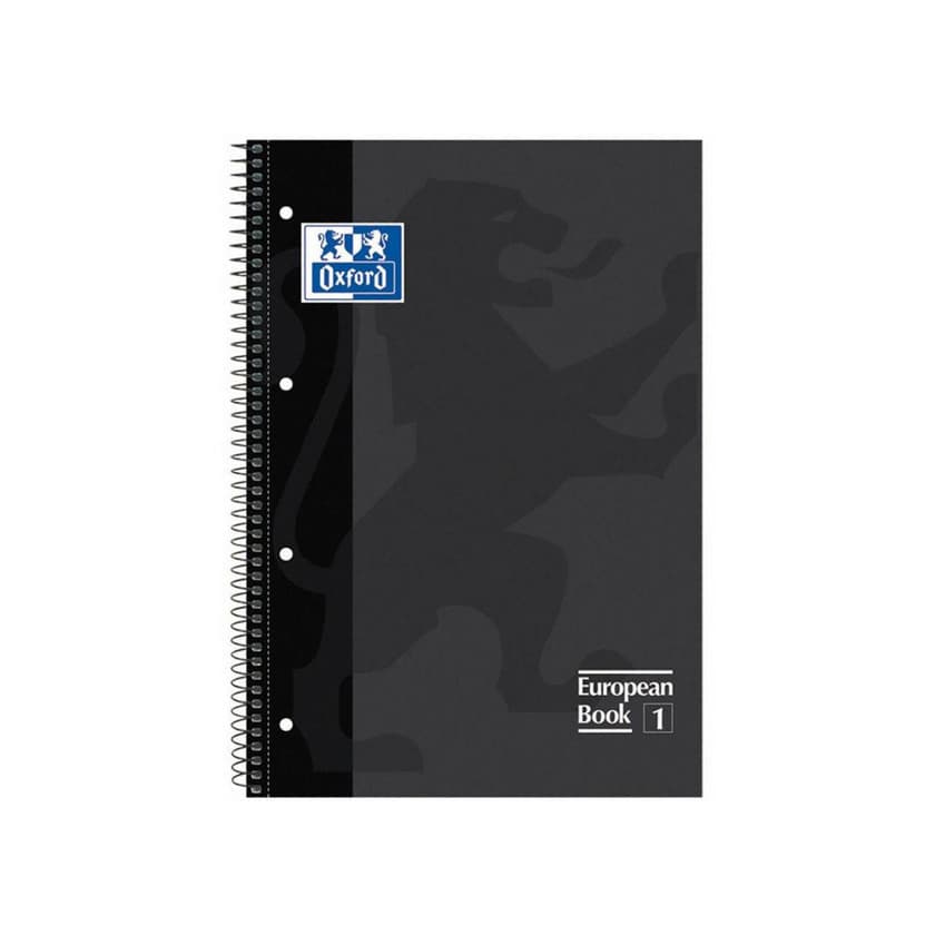 Producto Oxford caderno preto espiral pautado capa dura