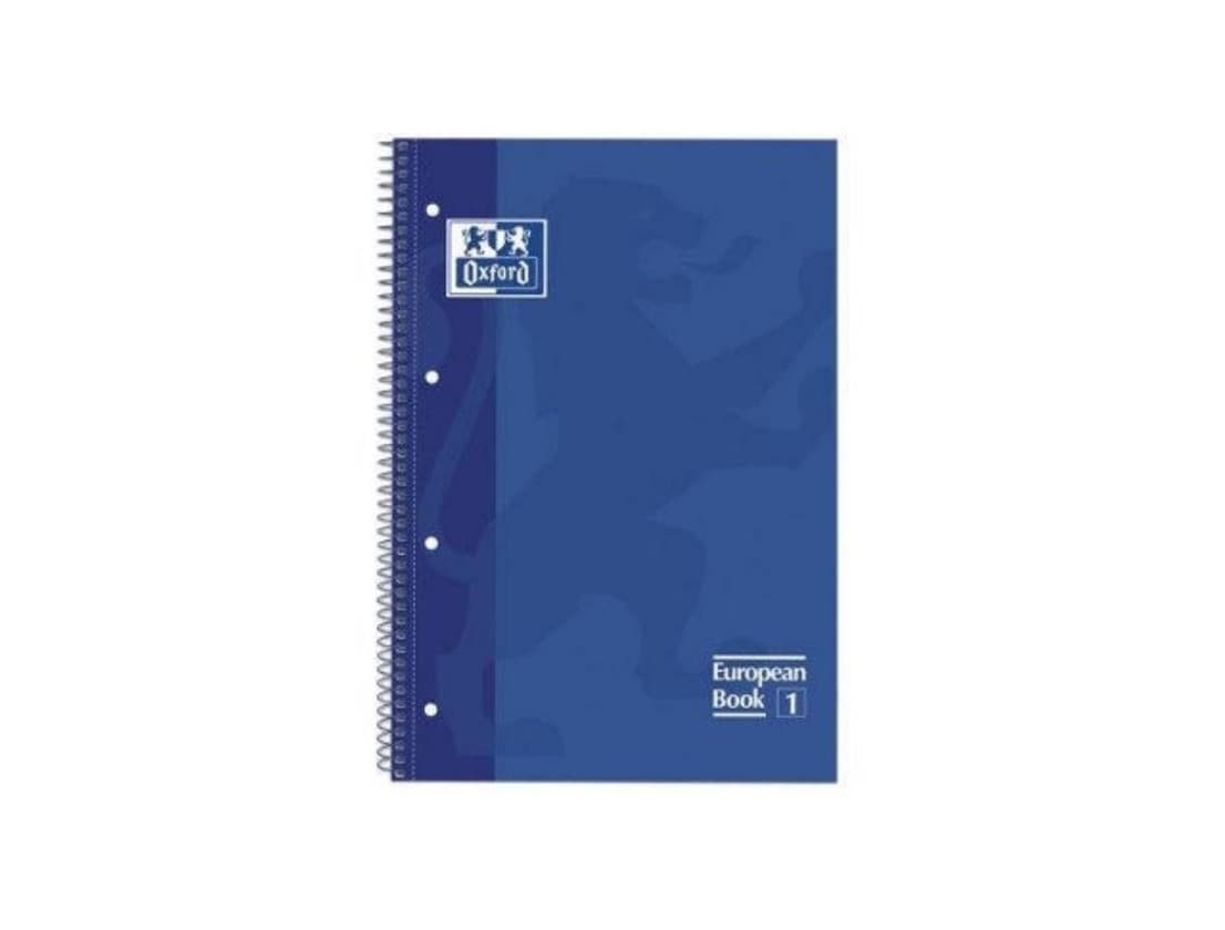 Producto Oxford caderno azul escuro pautado espiral capa dura