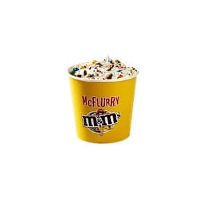 Producto Mc Flurry M&M’s McDonalds 