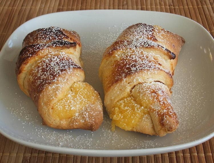 Moda Croissants de doce de ovos 