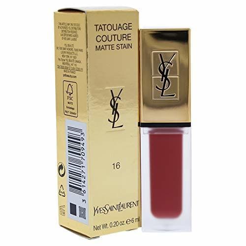 Belleza Ysl Ysl Tatouage Couture Matte Lip Stain 16 Nude Emblem 6 Ml