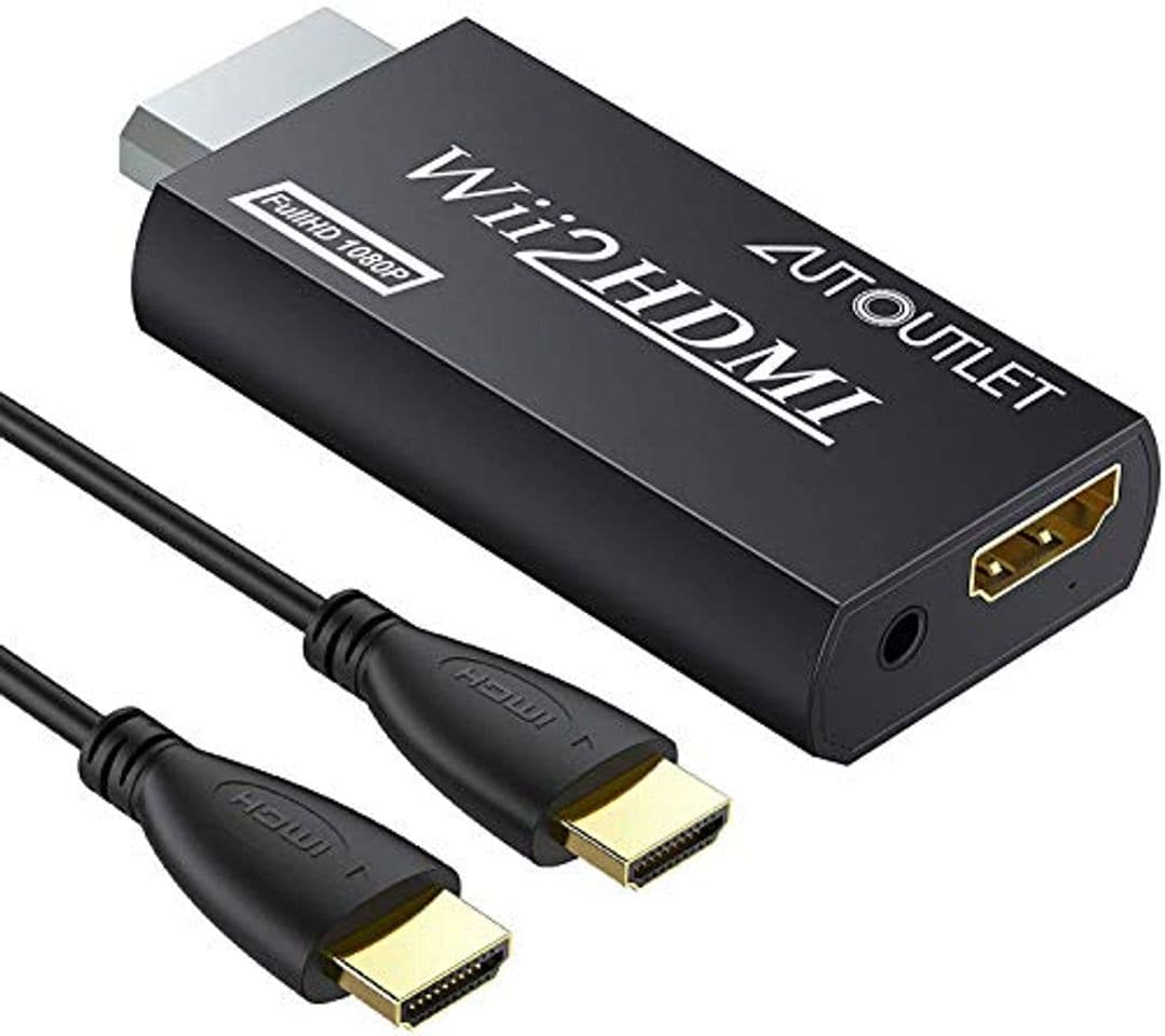 Producto AUTOUTLET convertidor de Wii a HDMI Converter WII2HDMI Wii Signal a HDMI