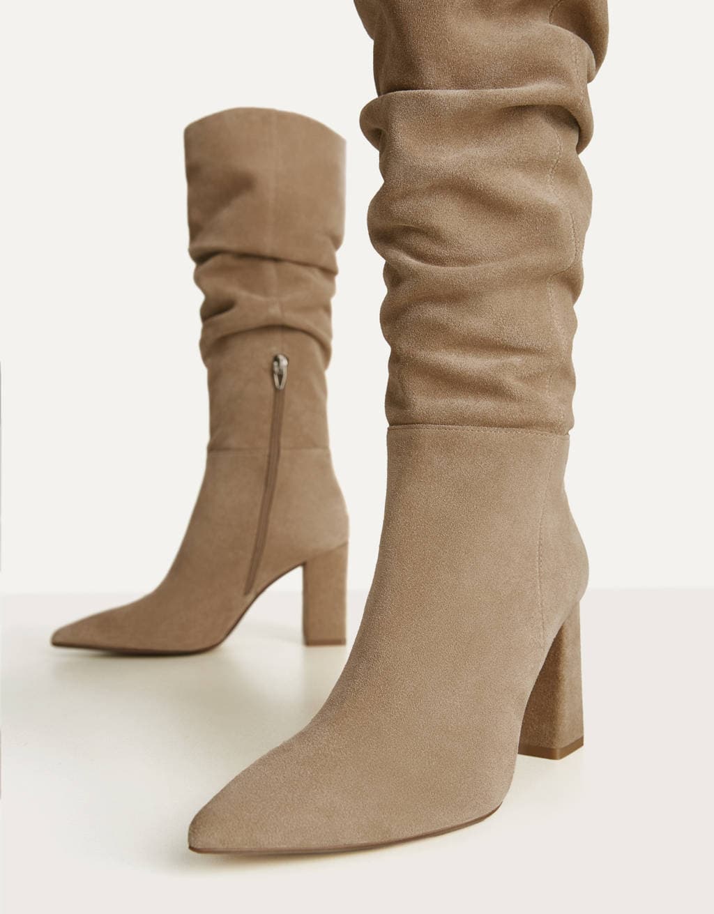 Fashion Botas enrugadas Bershka 