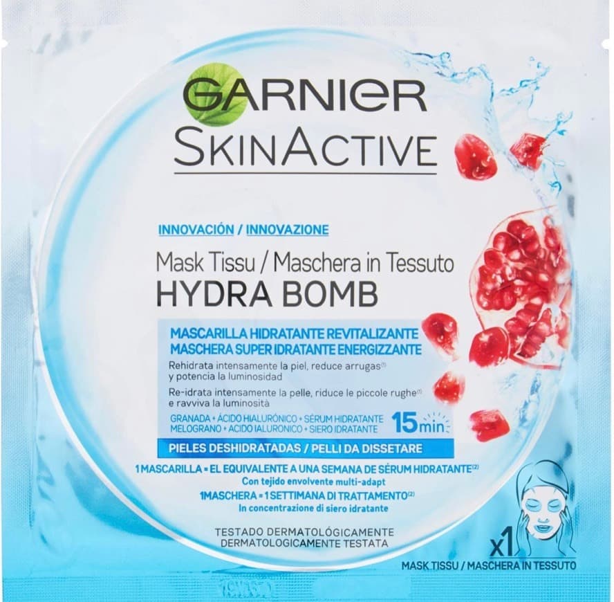 Producto Garnier Skinactive Hydrabomb