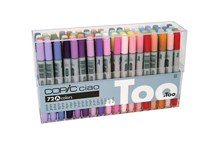 Producto Copic Ciao: 72 Color Set A [Intermediate] Markers