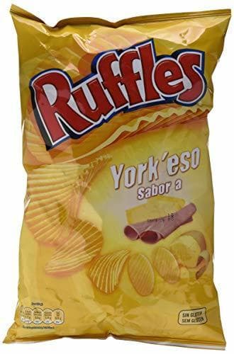 Producto Ruffles Patatas Fritas con Sabor a Jamón y Queso