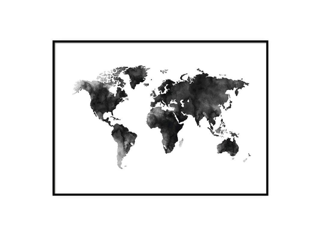 Producto World Map Watercolor