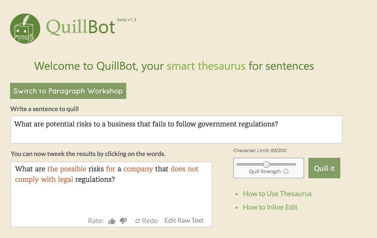 App Quillbot