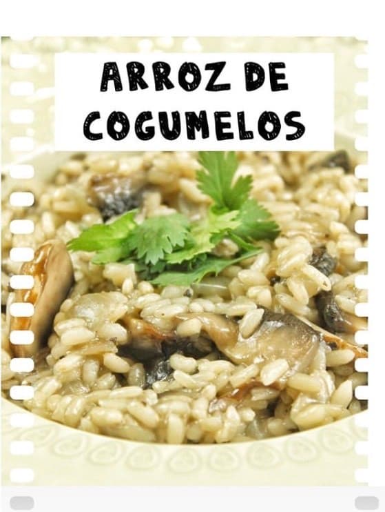 Fashion Arroz de cogumelos 