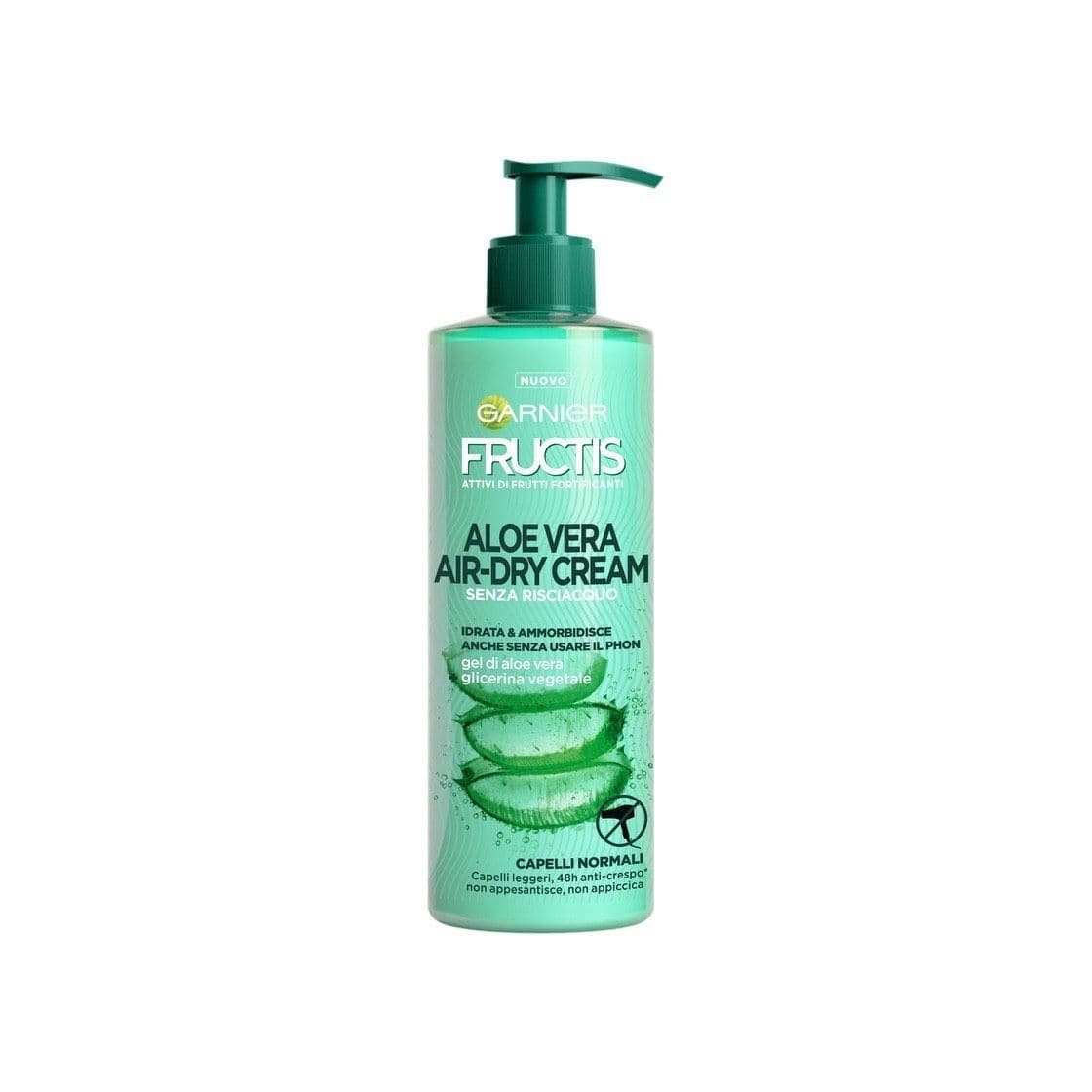 Beauty Garnier Fructis Aloe Secado Natural Crema Gel sin Aclarado - 3 Recipientes