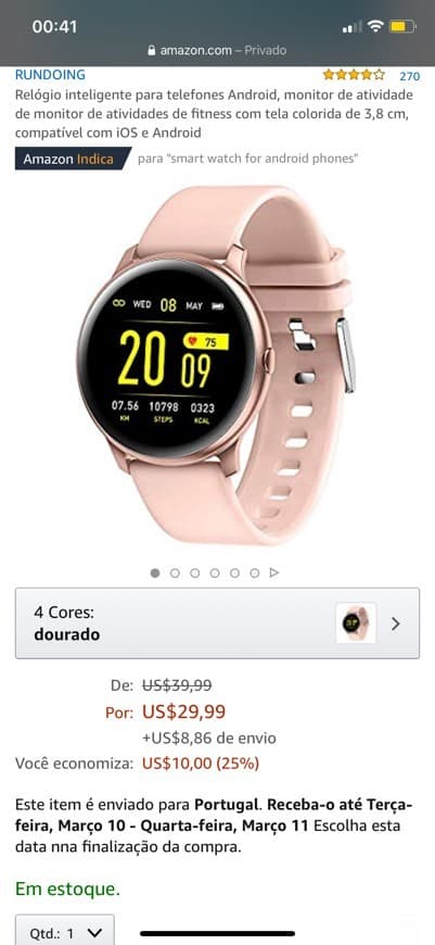 Moda Smart watch