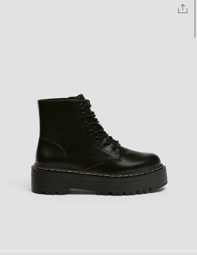 Producto Bota de sola com volume em preto 