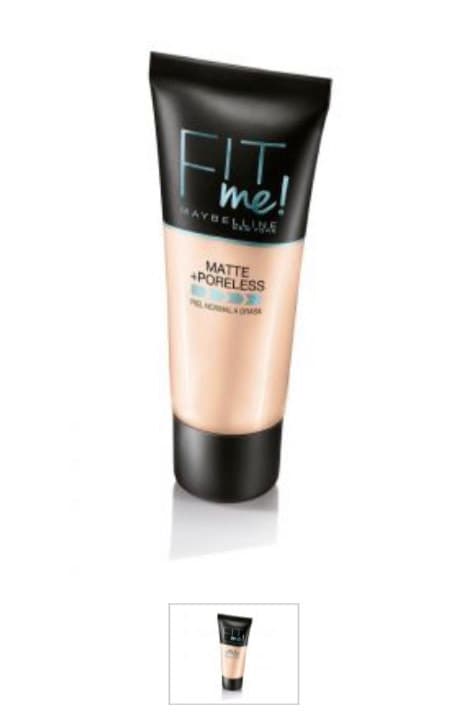 Fashion Fit Me Foundation Matte + Poreless - 110: Porcelain