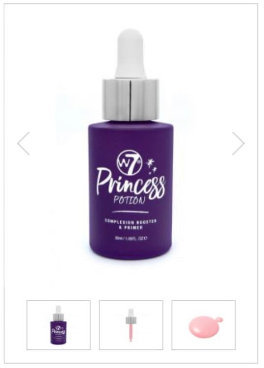 Fashion W7 - Booster e Primer para rosto Princess Potion