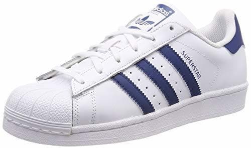 Fashion adidas Superstar J Zapatillas de Gimnasia Unisex Niños, Blanco