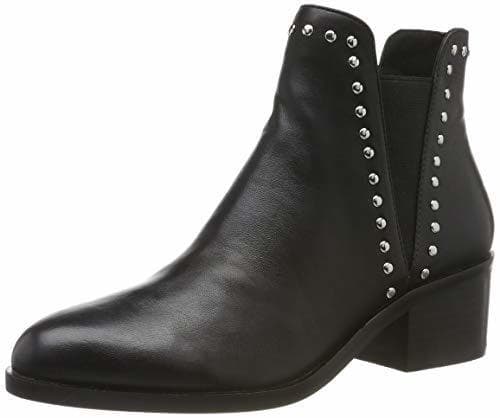 Fashion Steve Madden Cade Bootie, Botas Chelsea para Mujer, Negro