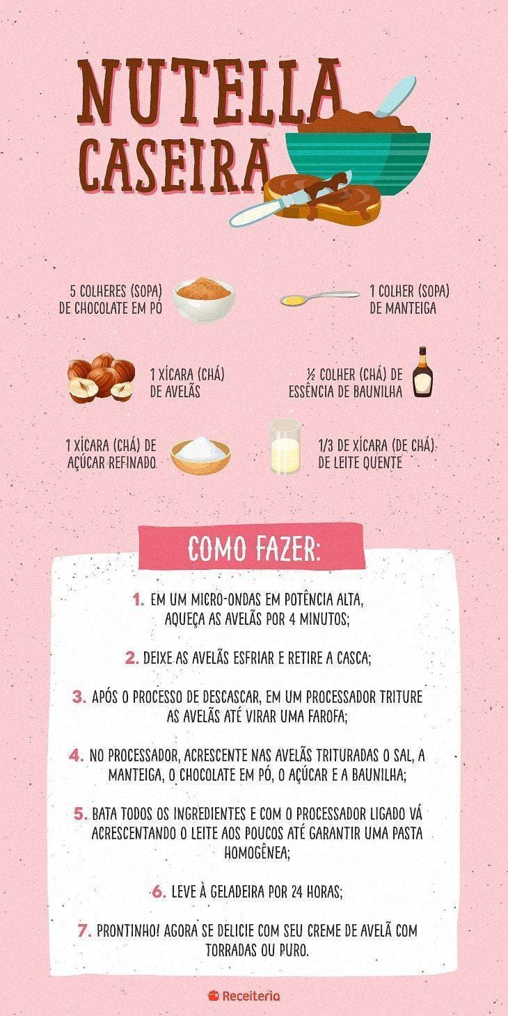 Moda Receita Nutella caseira 🍫