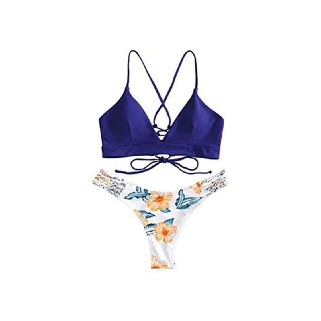 Producto riou Bikini Conjuntos de Bikinis para Mujer Push Up Mujeres Traje de BañO Estampado Bohemio Dividido BañAdores con Relleno Tops y Braguitas Mujer 2019 brasileños vikinis