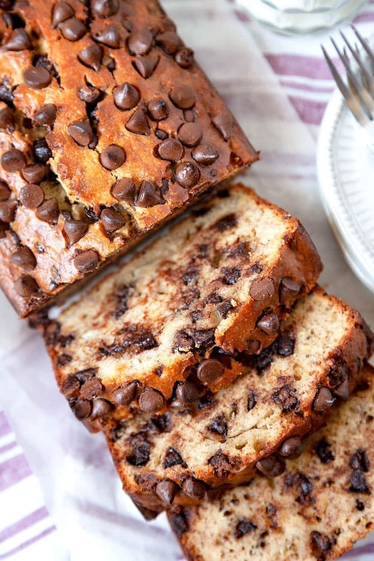 Fashion Chocolate Chip Banana Bread